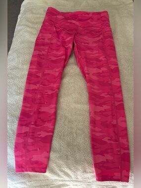 Linc Active Hot Pink Camo Leggings